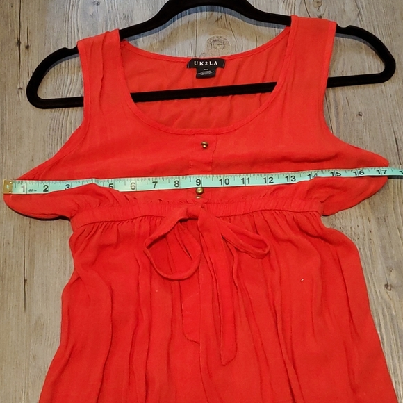 🧡 UK2LA | Women's Summer MiniDress | Red - Picture 7 of 9